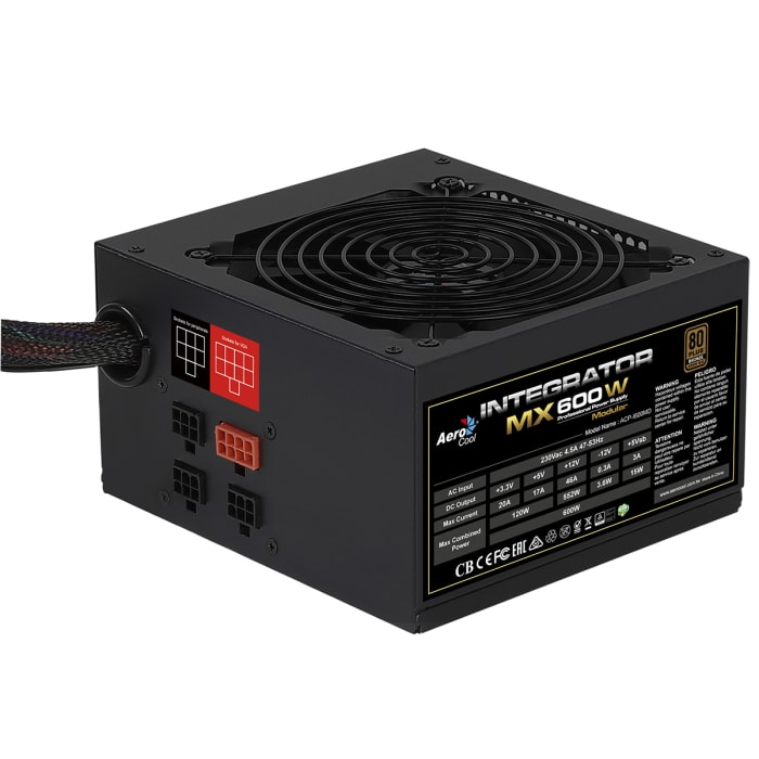 Alimentation ordinateur RS PRO, 400W, 12V c.c., 230V c.a.