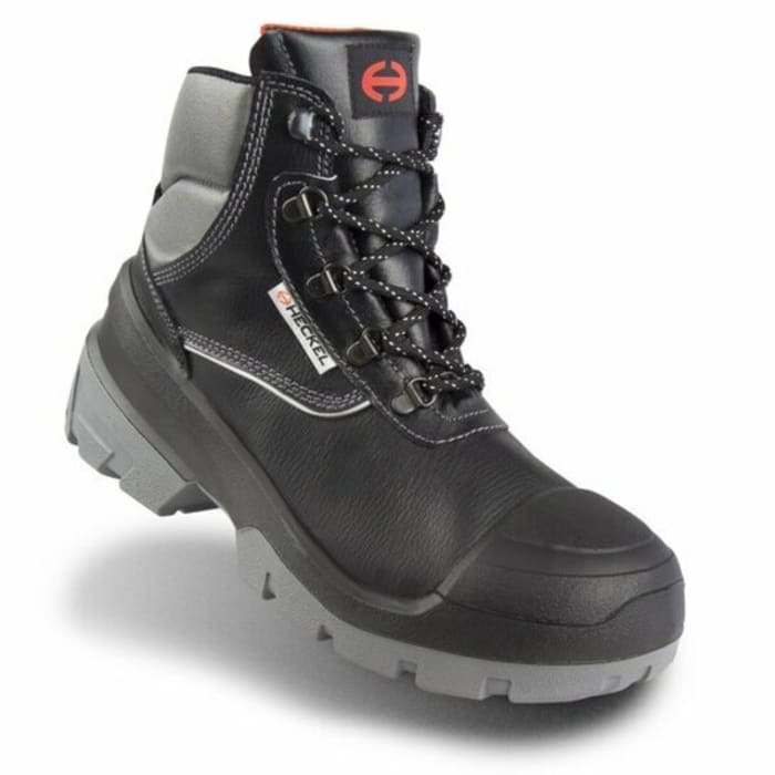 6391338 Heckel Heckel XXL PRO Black Steel Toe Capped Men's