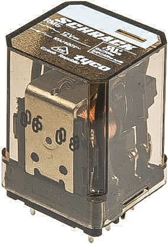 TE Connectivity Flange Mount Power Relay, 24V dc Coil, 16A Switching Current, 3PDT
