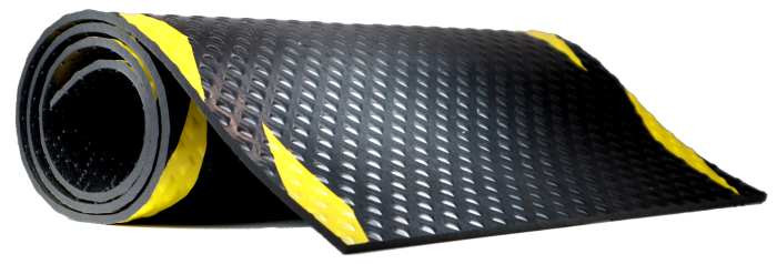 RS PRO 1.2m Black Cable Cover in Rubber