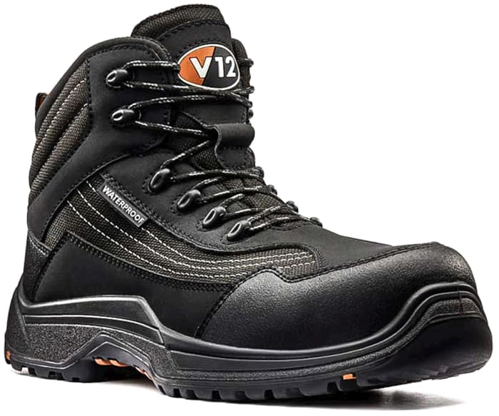 V12 Footwear Caiman Black Composite Toe
