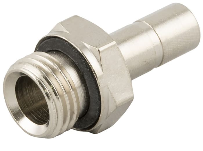 RS PRO Push-in Fitting, G 1/4 Male to Push In 5 mm, Threaded-to-Tube Connection Style