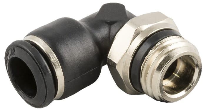 RS PRO Push-in Fitting, R 1/8 Male to Push In 8 mm, Threaded-to-Tube Connection Style