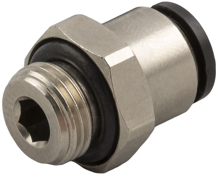 RS PRO Push-in Fitting, M3 Male to Push In 3 mm, Threaded-to-Tube Connection Style