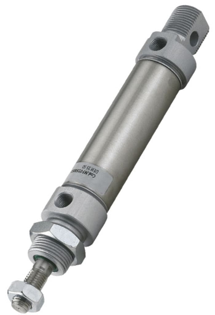RS PRO Roundline Cylinder - 16mm Bore, 160mm Stroke, Double Acting
