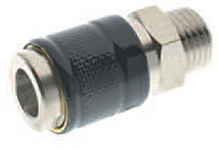 RS PRO Brass Quick Air Coupling Male BSP