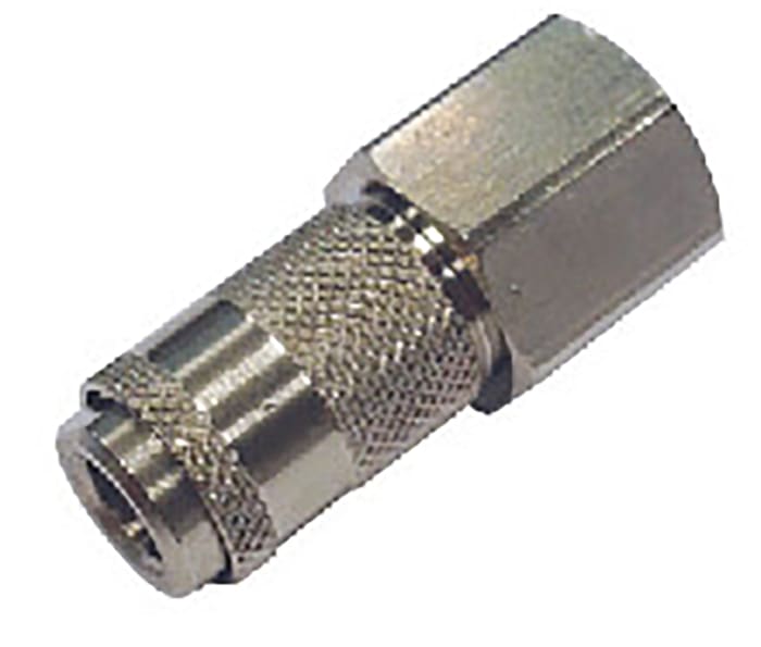 RS PRO | RS PRO Nickel Plated Brass Quick Air Coupling, 1/8 in Female ...