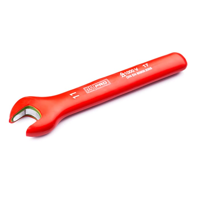 RS PRO Open Ended Spanner, 11mm, Metric, 115 mm Overall, VDE/1000V