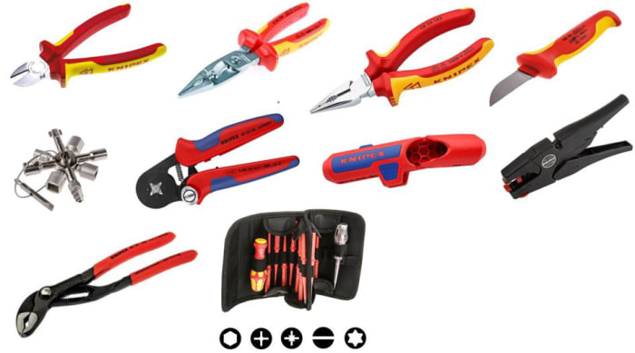 00 21 36 Knipex  Kit de herramientas Knipex, Maletín de 26 piezas