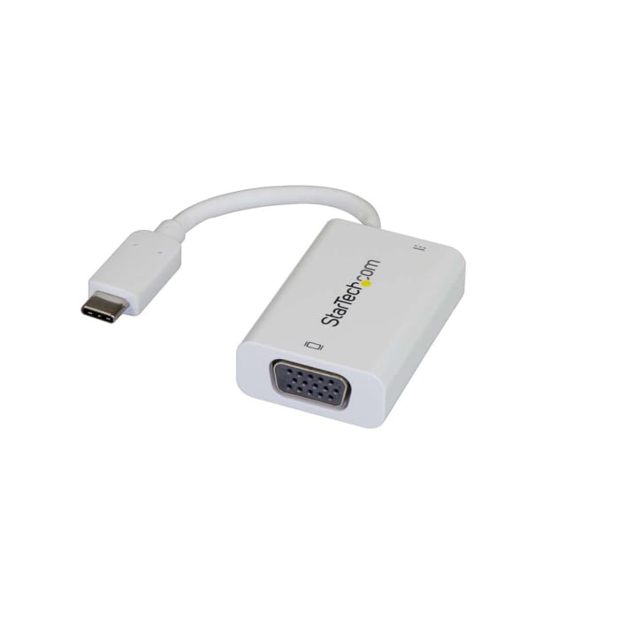 StarTech.com USB C to VGA Adapter, USB 3.1, 1 Supported Display(s) - 1920 x 1200 @ 60Hz