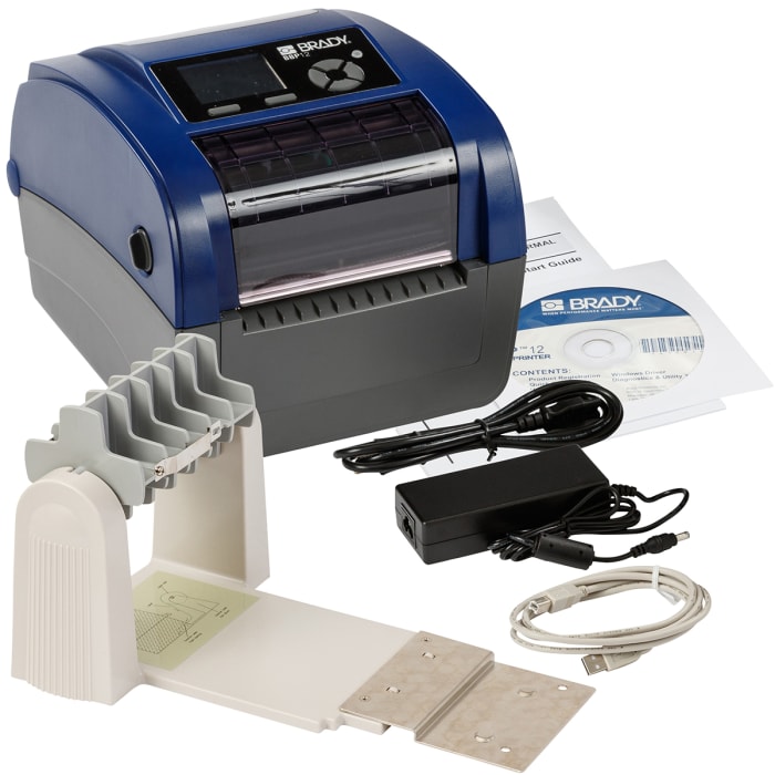 Brady BBP12 Label Printer, 116.84mm Max Label Width, Type E Plug