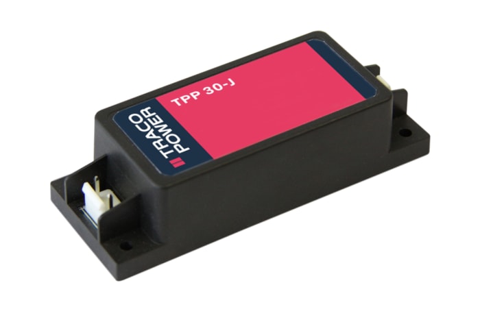 TRACOPOWER Switching Power Supply, TPP 30-124-J, 24V dc, 1.25A, 30W, 1 Output, 120 → 370 V dc, 85 → 264 V