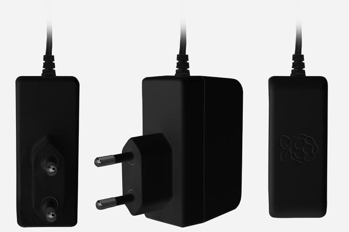 Raspberry Pi Power Supply, Micro USB Type B with EU Plug Type, 1.5m