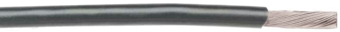 Alpha Wire Hook-up Wire TEFLON Series Grey 0.35 mm² PTFE Equipment Wire, 22 AWG, 7/0.25 mm, 30m, PTFE Insulation,