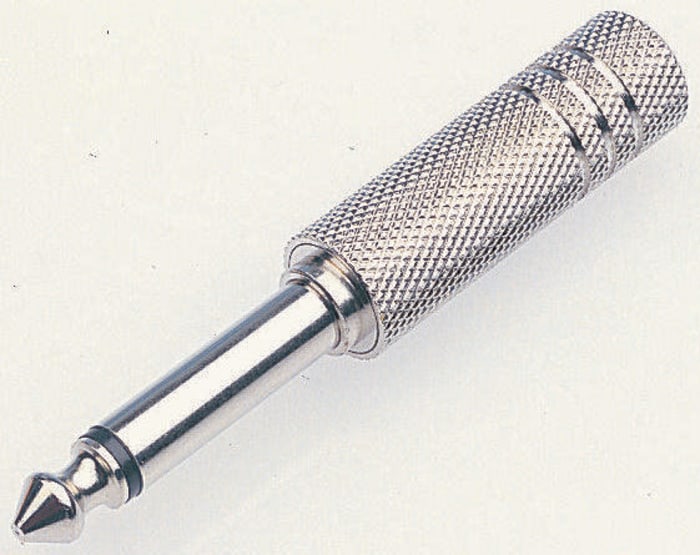 RS PRO Adapter, Female 1/4 in Stereo to Male 1/4 in Mono