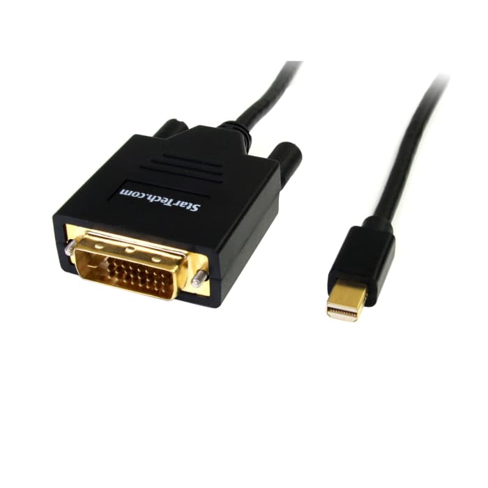 StarTech.com Mini DisplayPort to DVI Adapter, 1.8m Length - 1920 x 1200 Maximum Resolution