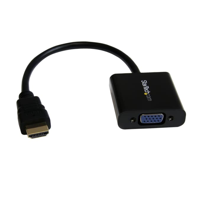 StarTech.com HDMI to VGA Adapter, 245mm Length - 1920 x 1080 Maximum Resolution