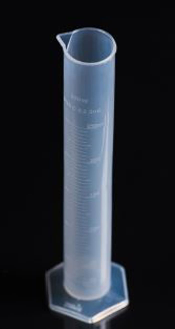 PP cylinder w/embassed graduations,250ml