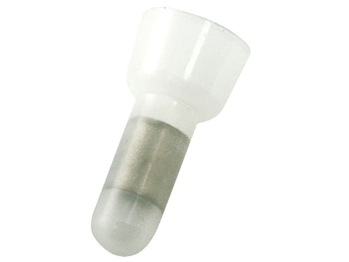 RS PRO Closed End Splice Connector, Natural, Insulated, Tin 1.5 → 2.5 mm², 16 → 14 AWG