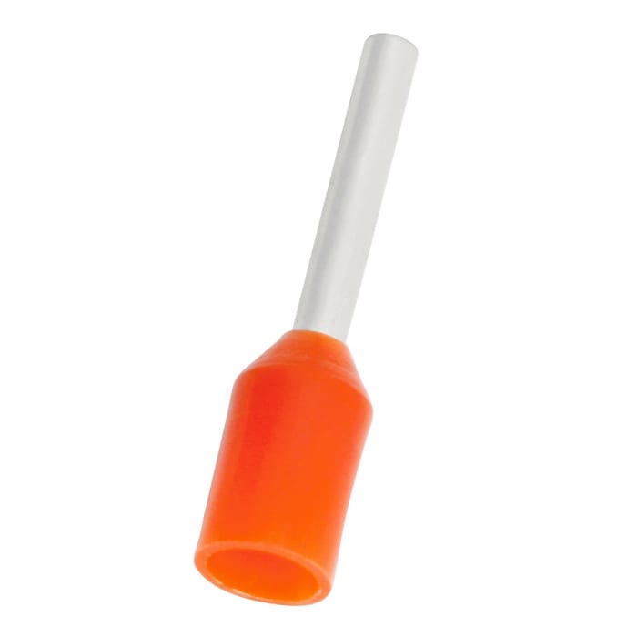Embout à sertir RS PRO, 4mm², Orange, longueur 10mm
