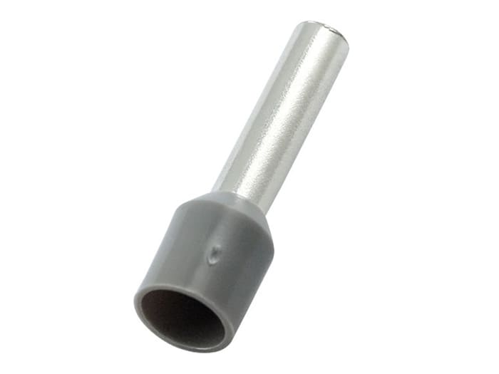 Embout à sertir RS PRO, 4mm², Gris, longueur 10mm