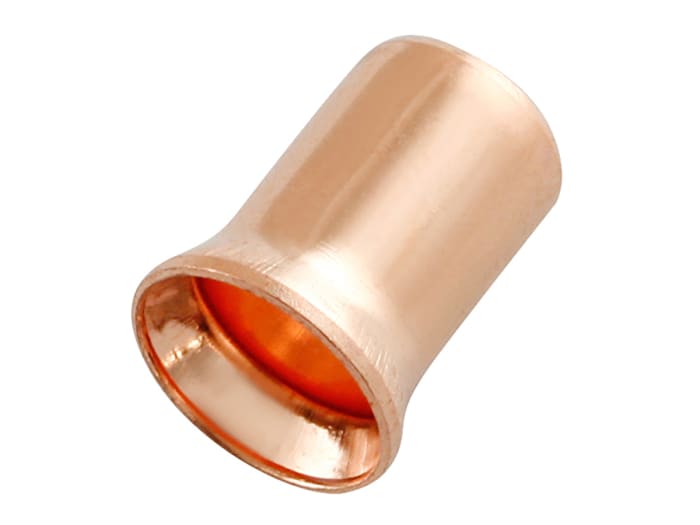 RS PRO Uninsulated Crimp Bootlace Ferrule, 9.5 mm Pin Length 10 AWG Wire Size