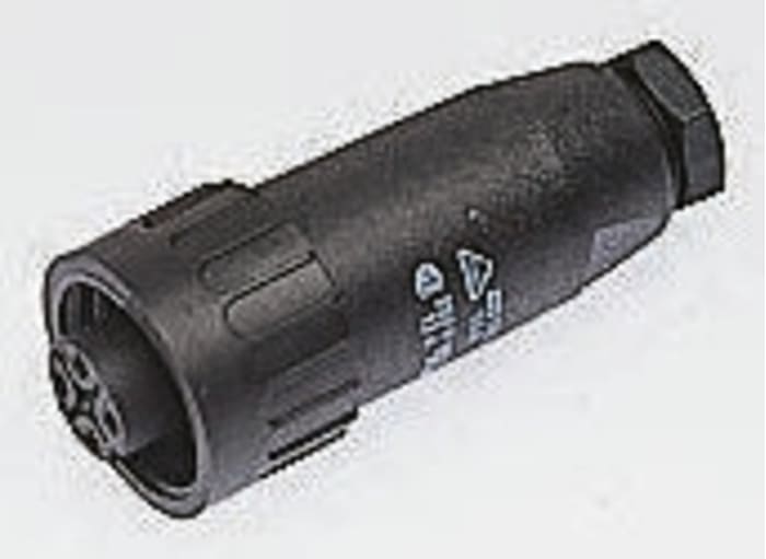 Amphenol Circular Connector, 4 Contacts, Cable Mount, Plug, Female