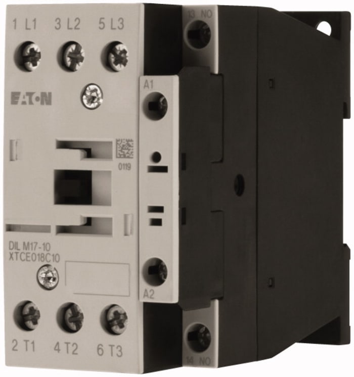 Contacteur Eaton, 3 pôles , 1 NO, 17 A, 230 V c.a., 7,5 kW