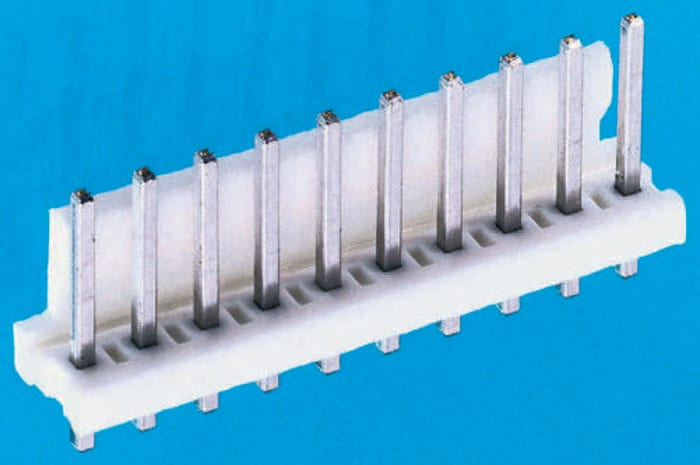 TE Connectivity MTA-156 Series Straight Through Hole PCB Header, 4 Contact(s), 3.96mm Pitch, 1 Row(s), Unshrouded