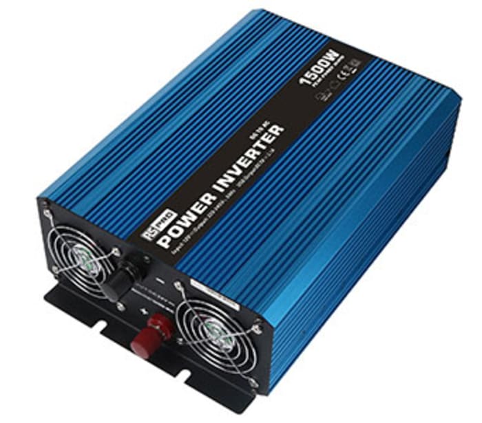 RS PRO  RS PRO Pure Sine Wave 1500W Power Inverter, 12V Input