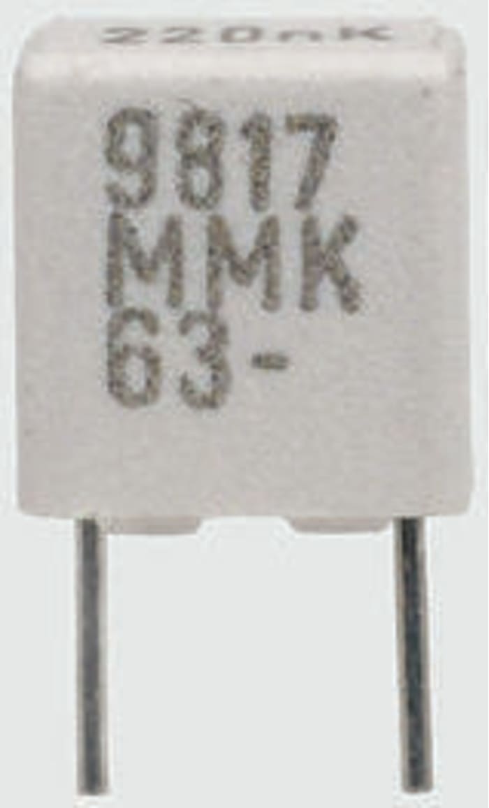 Condensateur à couche mince KEMET MMK 680nF 63 V ac, 100 V dc ±10%