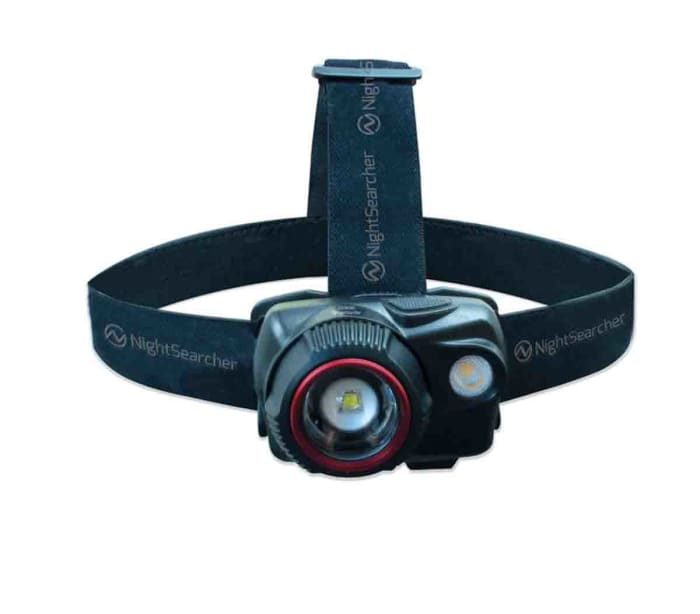 Nightsearcher LED HATZOOM 580R Head Torch 580 lm, 150 m Range