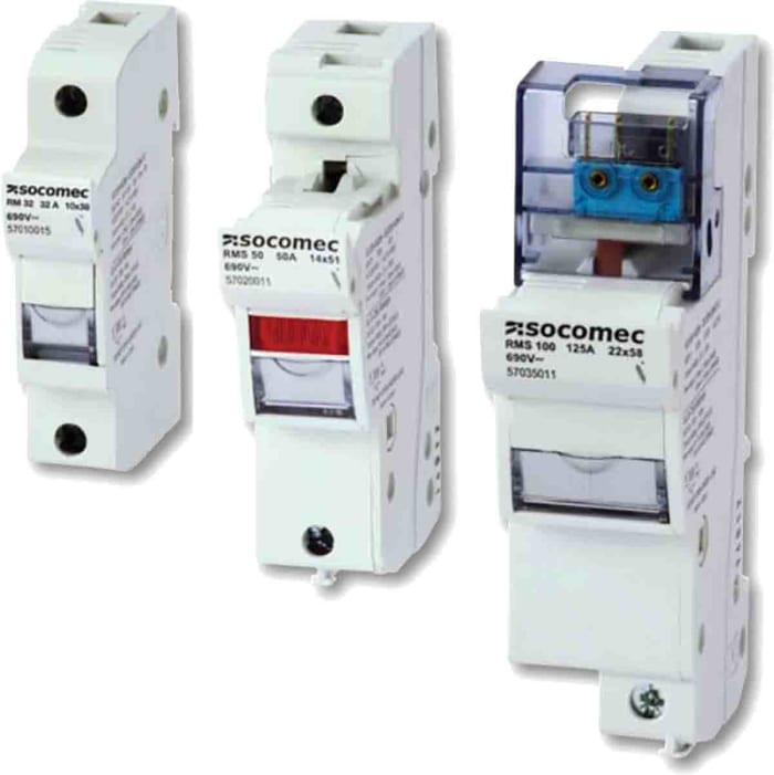 57025014 Socomec | Socomec 50 A 3 Fused Switch Disconnector, 14 x 51 mm