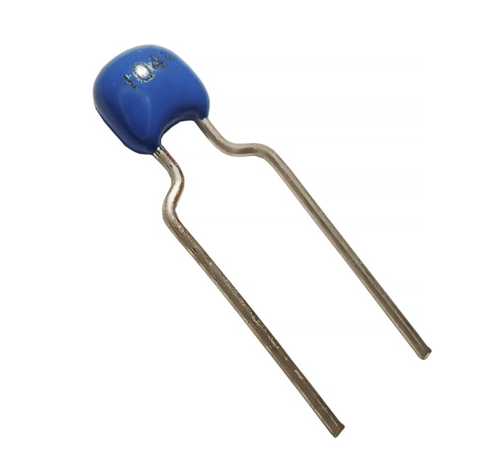 RS PRO Single Layer Ceramic Capacitor (SLCC) 1nF 100V dc ±10% X7R Dielectric, Through Hole +125°C Max Op. Temp.