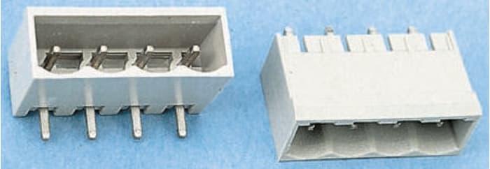 Wieland, 5.08mm Pitch, 8213 S, 2 Way, Pluggable Terminal Block, Header, Through Hole, Solder Termination, 25.350.3253.0
