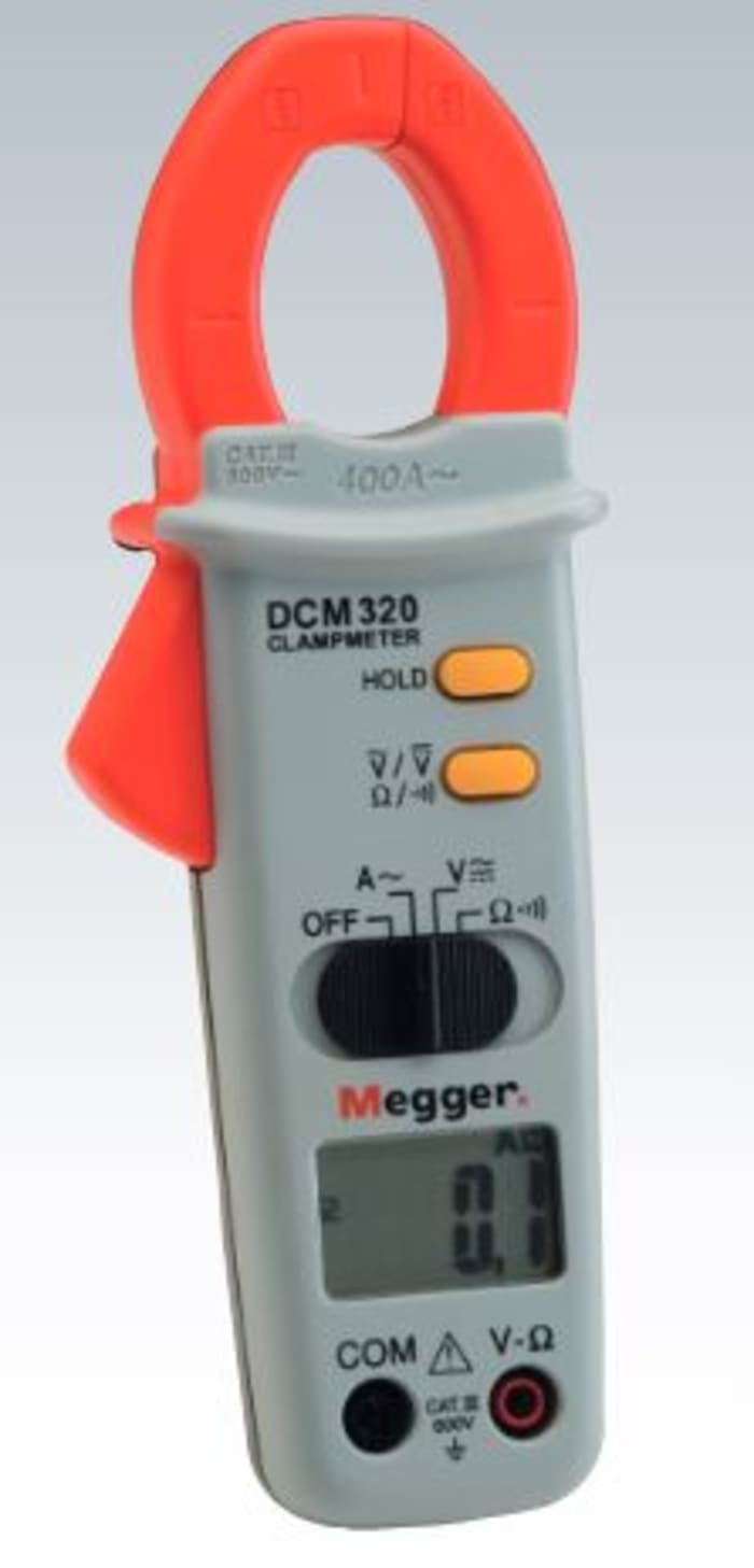 Megger DCM320-ENTCAL Digital Clamp Meter, 20 M Ohm, Resistance, 600V AC/DC  Voltage, 400 Amp AC Current with a NIST-Traceable Calibration Certificate  with Data : : Belleza