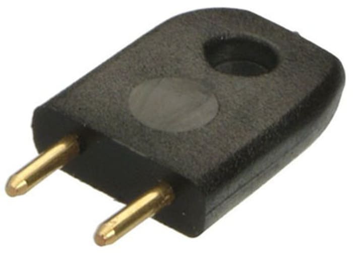 Cavalier de court-circuitage au pas de 5.08mm Noir, 2 contacts