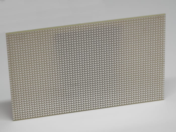 Carte matrice, Simple face CIF au pas de 2.54mm, 100 x 160mm, 35μm