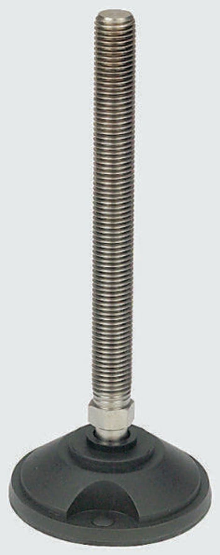 Nu-Tech Engineering M24 PA Reinforced Nylon Adjustable Foot, 2000kg Static Load Capacity 10° Tilt Angle