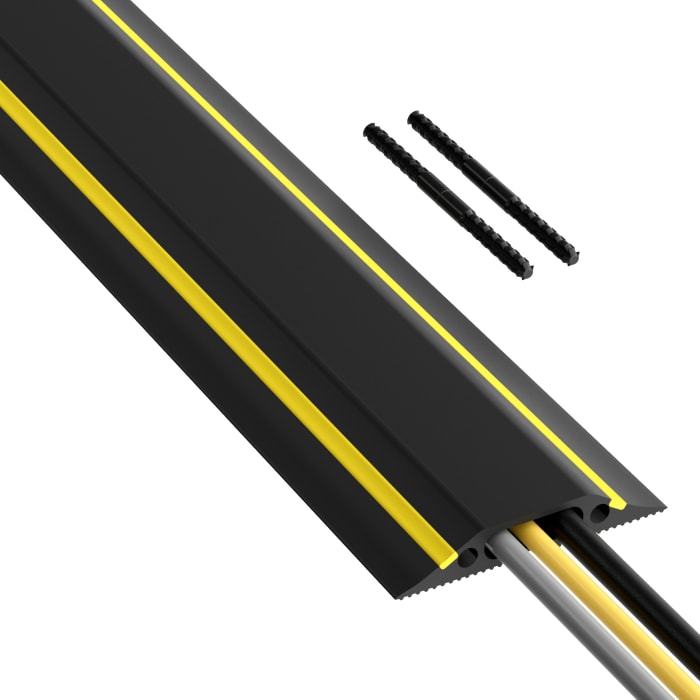 RS PRO 9m Cable Cover in PVC, 30mm Inside dia.