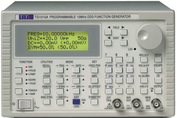 Générateur de fonctions, Aim-TTi, TG1010A, 10MHz