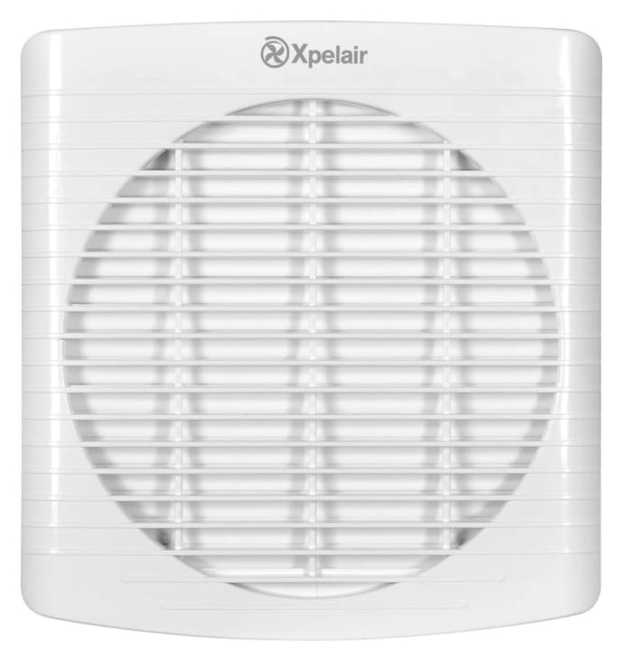 Xpelair 90057AW GX9 Window Mounted Extractor Fan, Intake, 670m³/h, Duct Size 225mm