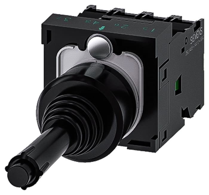 Siemens Joystick Switch Round, IP20, IP65, IP67 5 → 500V ac/dc