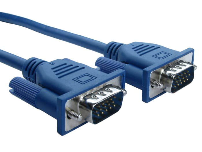 Cable VGA RS PRO, con. A: VGA macho, con. B: SVGA macho, long. 5m