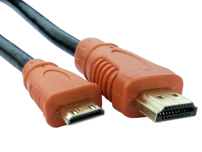 RS PRO, 2m Male HDMI to Male Mini HDMI 4K