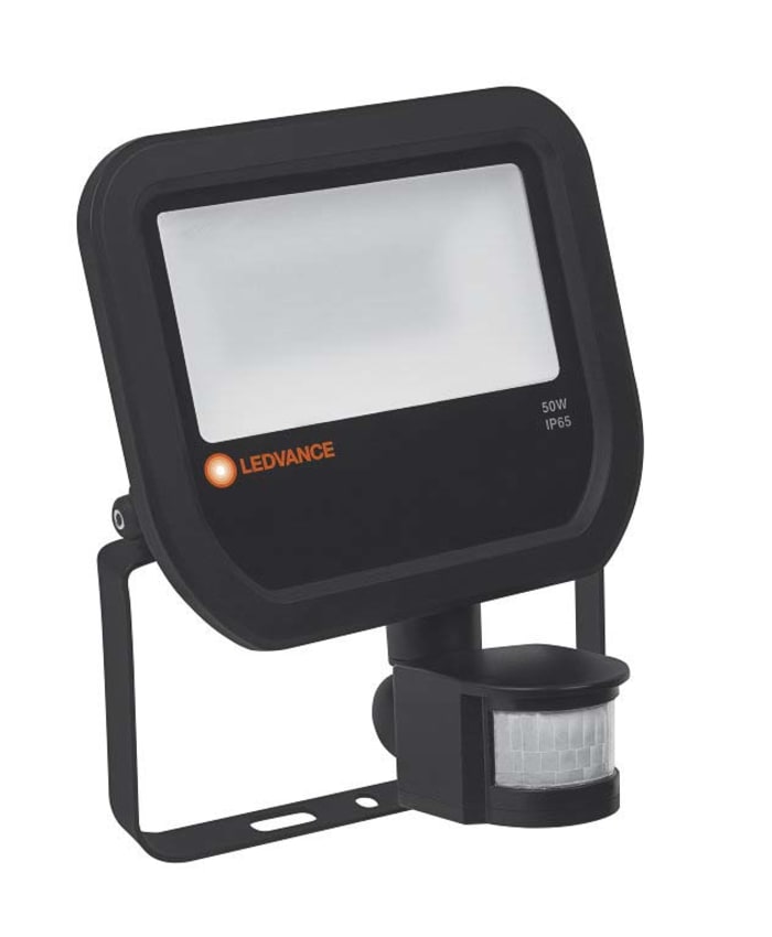 LEDVANCE, Security Floodlight, 50 W, 5500 lm, IP65 Motion Sensor, 220 → 240 V