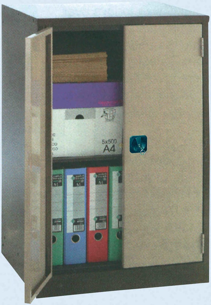 Stationery cabinet w/lock,900x600x500mm