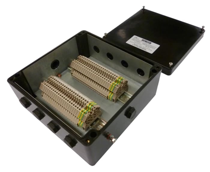 CEP252512PA CE-TEK | CE-TEK CEP Series Black Polyester Junction Box ...
