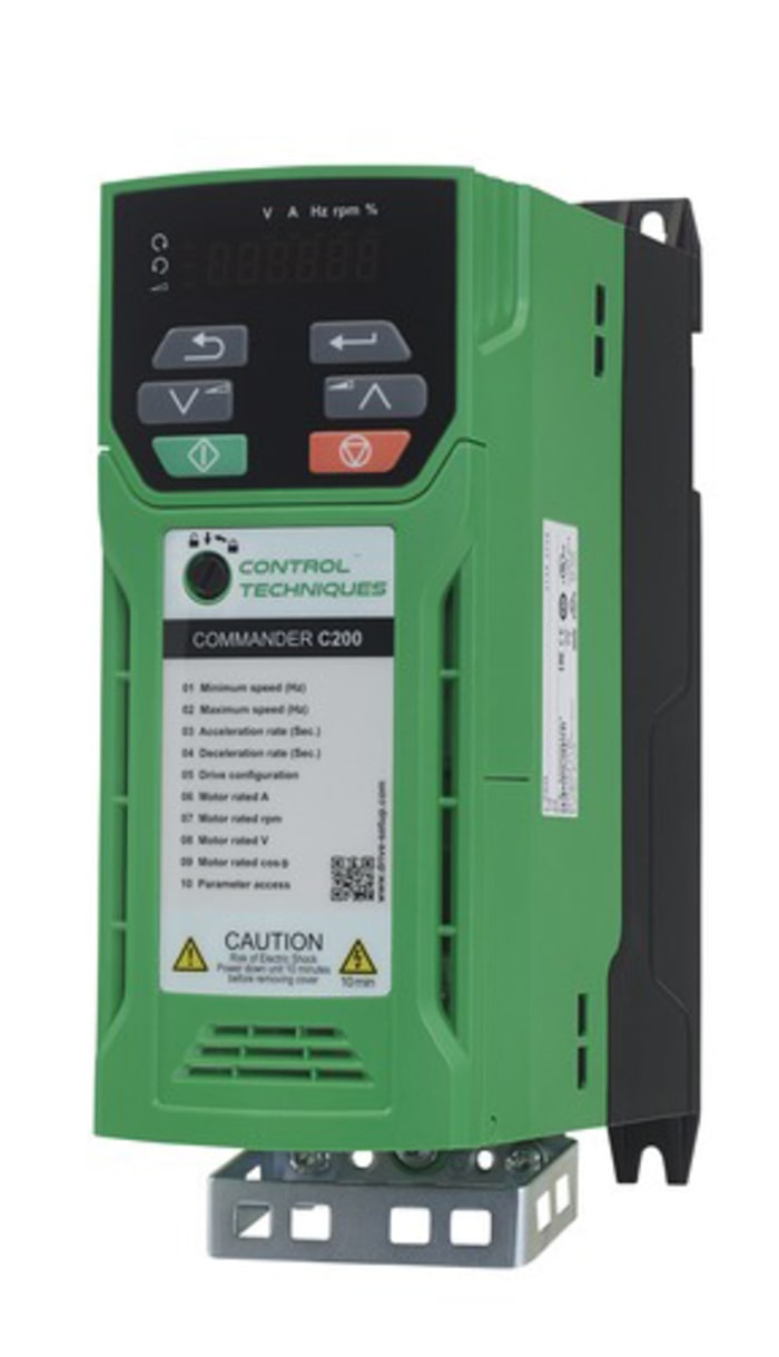Control Techniques Inverter Drive, 4 kW, 3 Phase, 380 → 480 V ac, 9.4 A, C200 Series