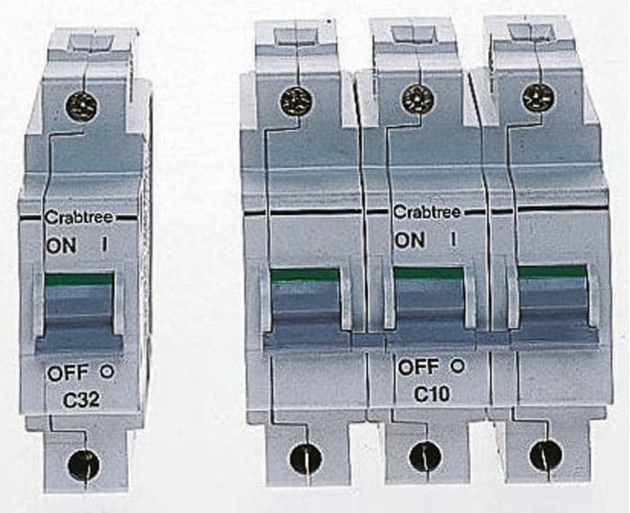 Crabtree Starbreaker MCB Mini Circuit Breaker1P, 6A Curve C, 240V AC, 16 kA Breaking Capacity